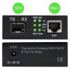 Qoltec Dwukierunkowy Media Konwerter SWITCH Ethernet 1x RJ45 1x SFP |   1000Mb/s | 5V